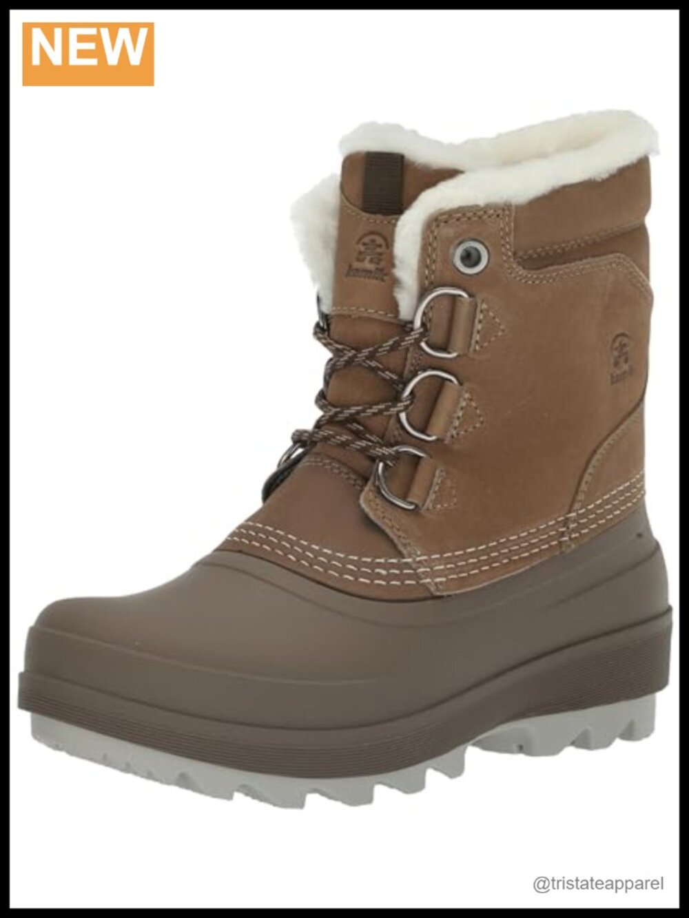 Waterproof Suede Mid-Calf Snow Boots - Warm Down to -40F